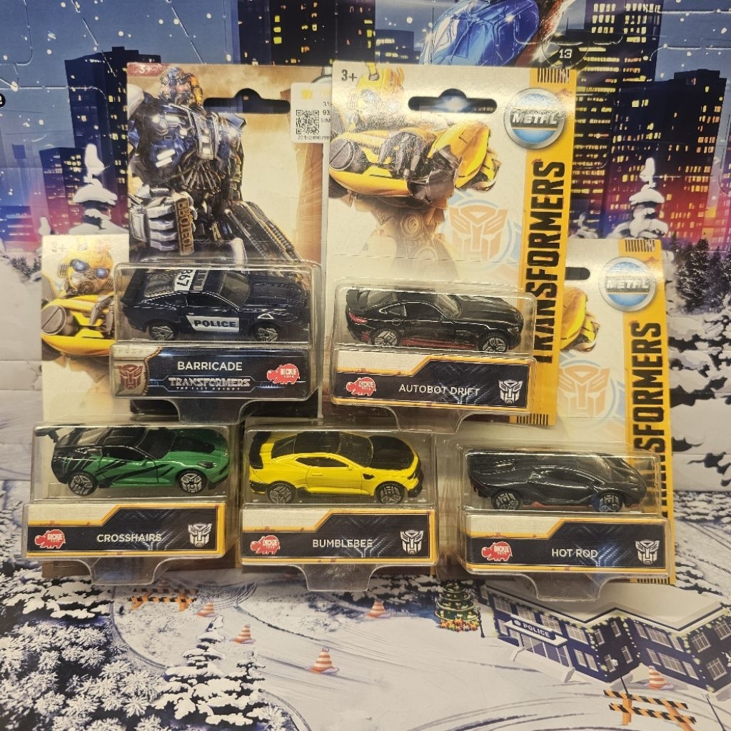 โมเดล รถของเล่น Majorette/Dickie Tranformers ในแพ็ค