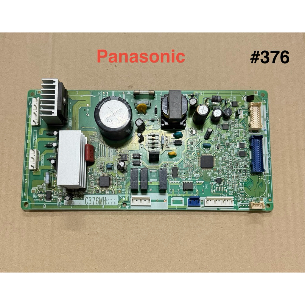 บอร์ดตู้เย็น แผงวงจรตู้เย็น PANASONIC พาส C376MH อะไหล่ตู้เย็น(แท้ถอดมือสอง)