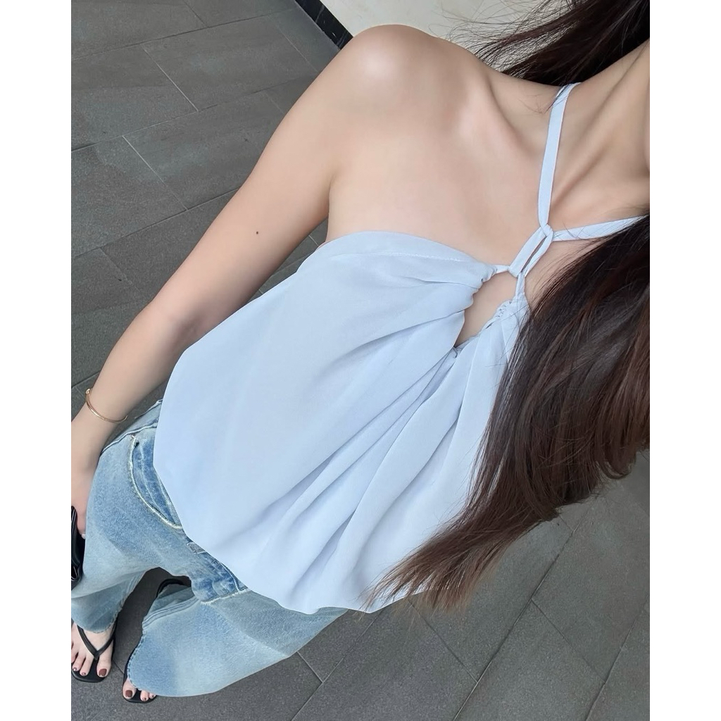 Sarun.Boutique - Aimiri Top เสื้อคล้องคอเว้าหลัง