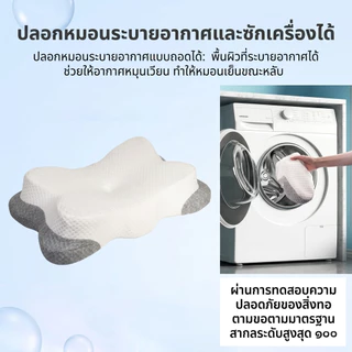 LULUNA หมอน Deep Sleep ลดกรน ขจัดอาการปวดคอและเปลี่ยนชีวิตการนอนด้วยการนอนหลับลึกขึ้น หมอนหนุนคอ Ergonomic กันตกหมอน