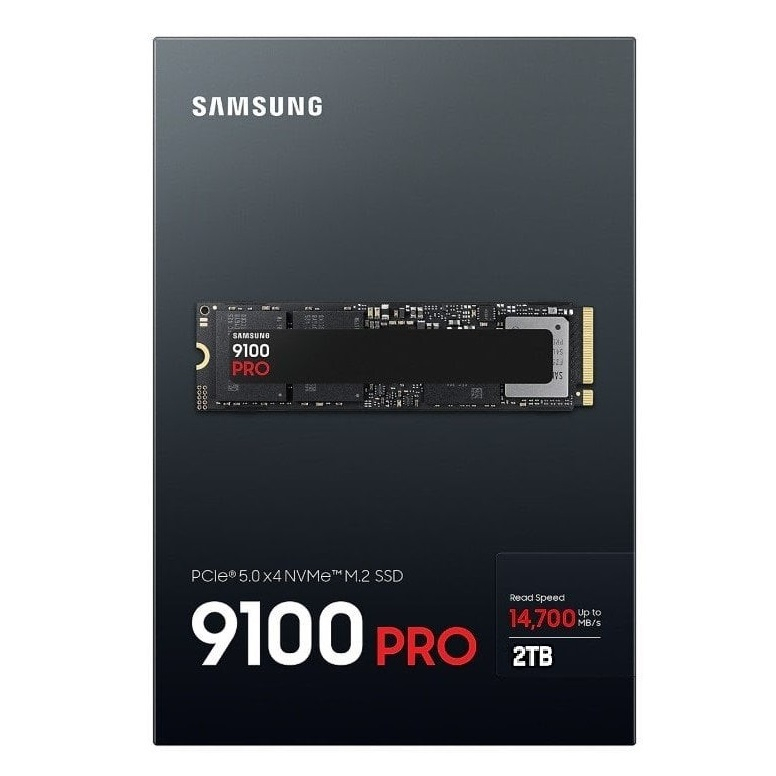 Samsung 2TB 9100 PRO M.2 NVMe PCIe5.0 SSD
