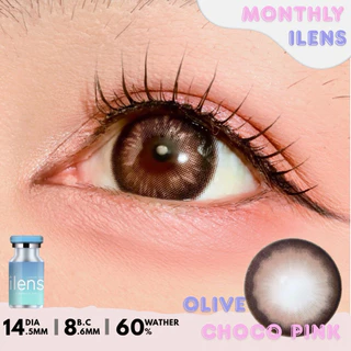Limited Ilens Olive Choco pink ตาหวาน น้ำตาลชอคโก้ชมพู ( Bigeye )
