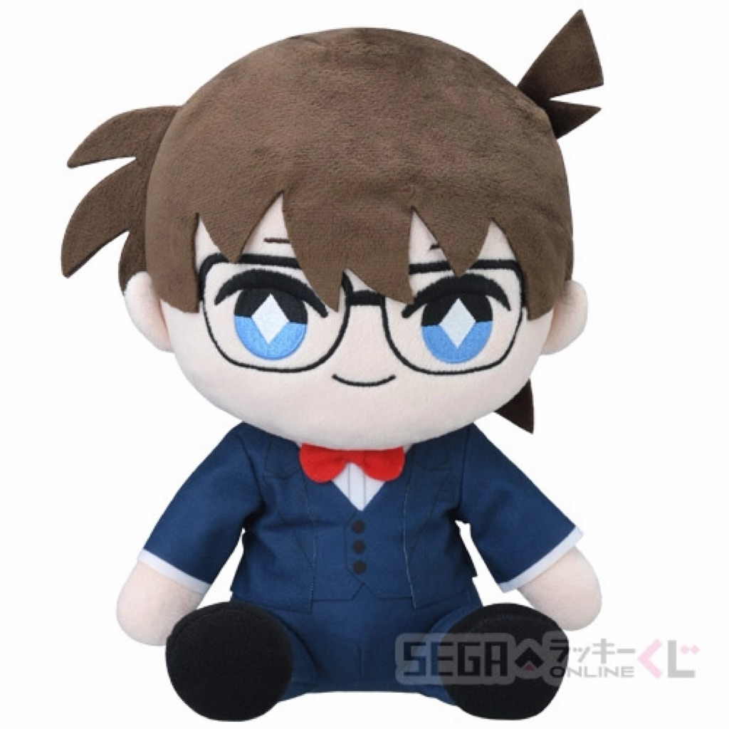 🕵️‍♀️ โคนัน : ตุ๊กตา นุย โคนันชุดพ่อบ้าน 25x15 cm พร้อมส่ง | Sega Kuji Detective Conan Cafe -Butler 