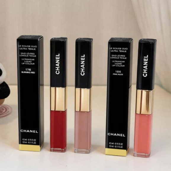 แท้✅จัดส่งภายในวันเดียวกัน Chanel Le rouge duo ultra tenue ลิปชาแนลดูโอ้ ลิปชาแนลรูชอาลัว chanel 154