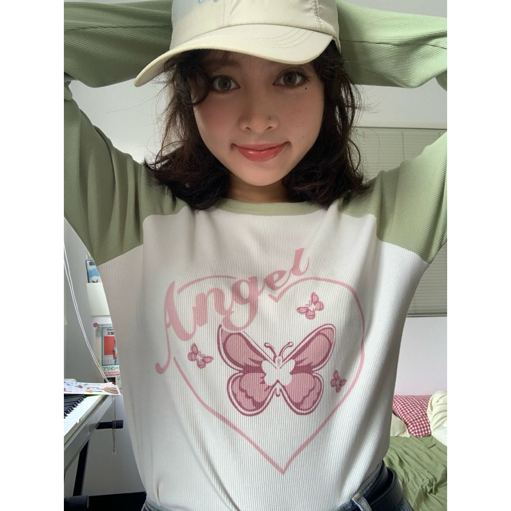 พร้อมส่ง TWOHANDHII NABI CROP TOP