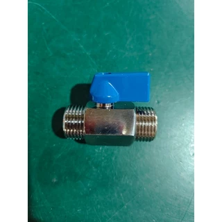 มินิบอลวาล์ว (ผม.) 1/2 นิ้ว (4หุน) ซันวา SANWA Mini Ball Valve (MF) 1/2" (เกลียวนอก-ใน)