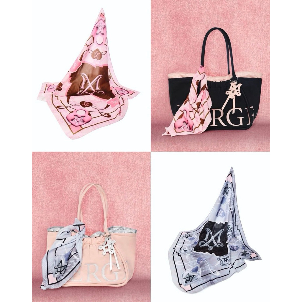 ✅พร้อมส่ง✅ Merge A Day Bag Nylon ไซส์ Large ไม่แกะซีล อุปหรณ์ครบกล่อง คอลใหม่ แถมผ้าทุกกล่อง แท้100% สี ดำ ชมพู🖤🩷