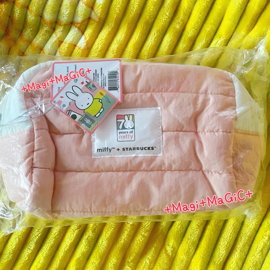 (พร้อมส่ง) กระเป๋าใส่ของ Starbucks Miffy