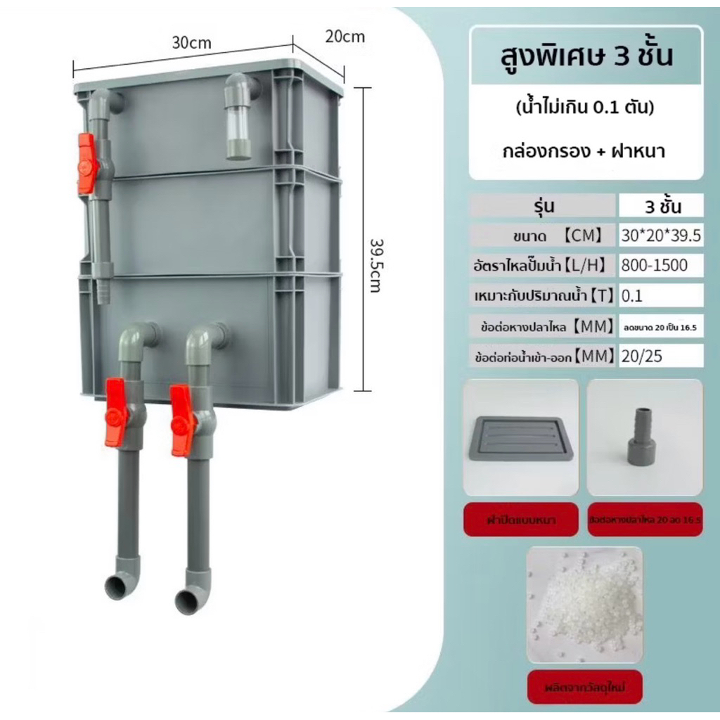 กล่องกรองน้ำตู้ปลา ช่วยกรองน้ำสะอาด ปลอดภัยสำหรับปลา กรองคอนโด อ่างเลี้ยงปลา อ่างปลา ตู้ปลา กรองน้ำใสตู้ปลา ระบบกรอง