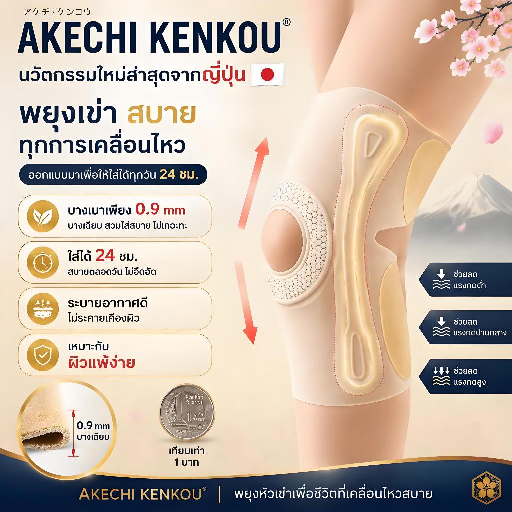 Life Voc สนับเข่า บรรเทาปวดข้อ ลดแรงกระแทก ดีไซน์สรีรศาสตร์ ใส่ใต้เสื้อผ้า