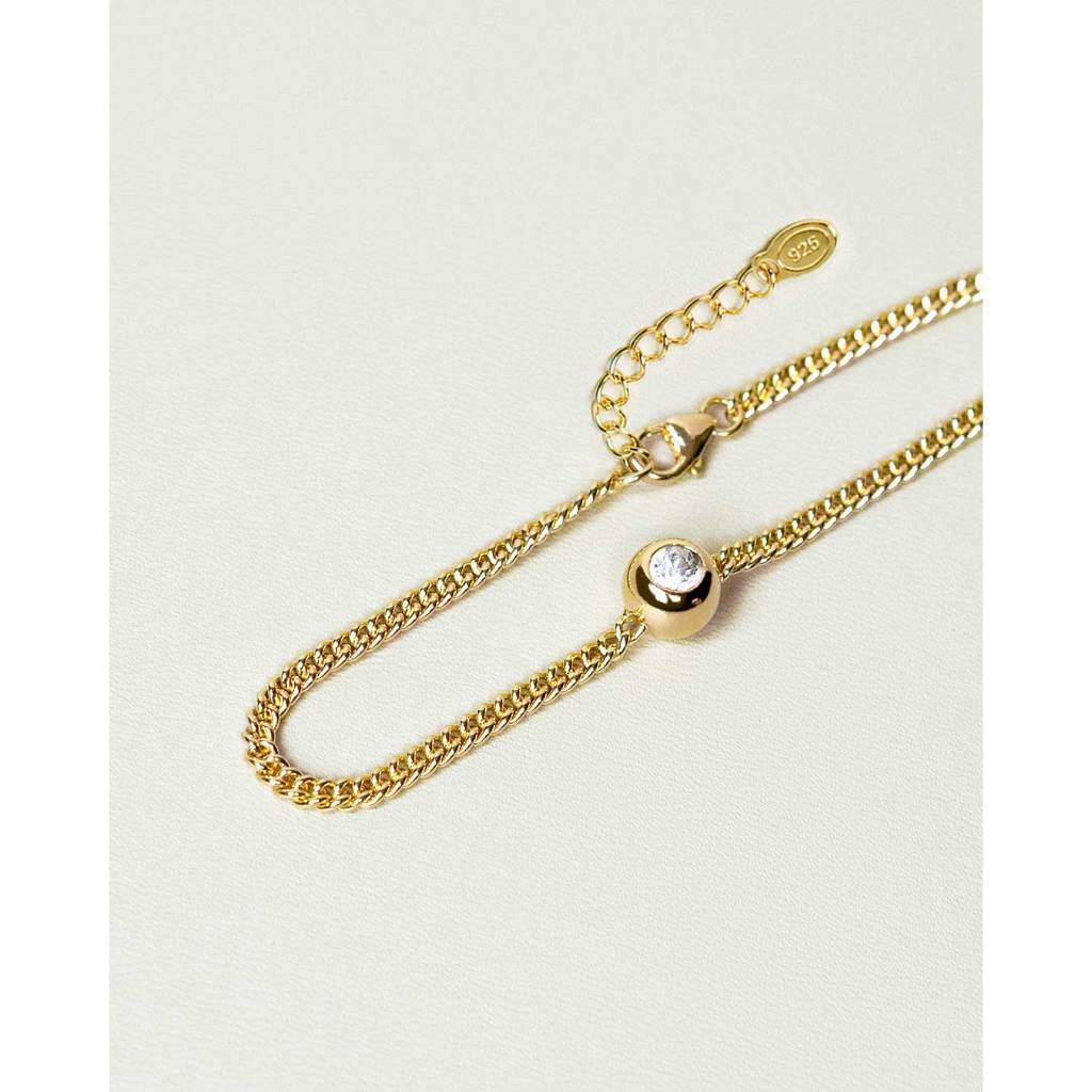 [Open on Museum] Anne Stone Bracelet กำไลข้อมือเงินแท้ประดับด้วยพลอย
