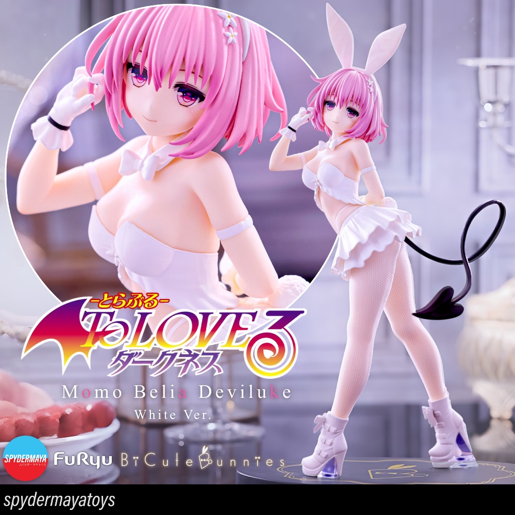 [พร้อมส่ง] ฟิกเกอร์ Momo White Ver.– BiCute Bunnies – To Love Ru Darkness - FuRyu