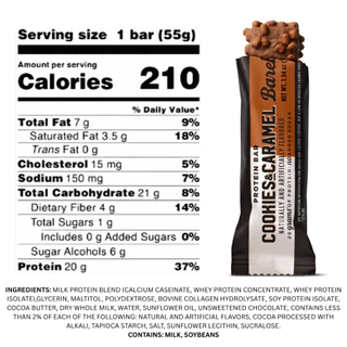 Barebells protein bar รสพิเศษ จาก sweden ( 1 แท่ง ) - จัดส่ง โดยร้านค้า กล่องโฟม หรือ ถุงฟรอยเจลเย็น