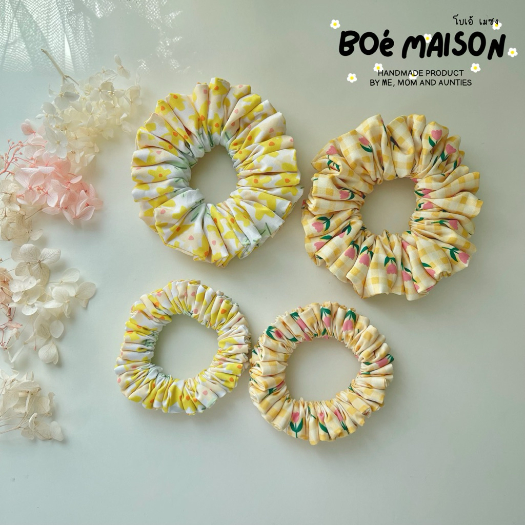 BoéMaison-โบว์มัดผม-Hana Scrunchies #3