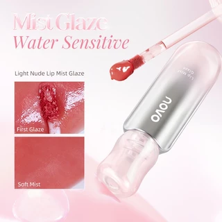 6312 (ใหม่/แท้) NOVO Mist Glaze Lip Tint ลิปทินท์เนื้อน้ำ แมตต์บางเบา ปากละมุนฟุ้ง ไม่ติดแก้ว