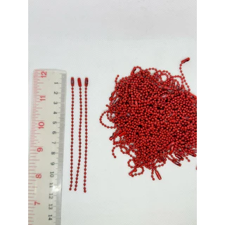 โซ่ไข่ปลา พวงกุญแจไข่ปลา คละสี ยาว12 cm แพ็ค50/100เส้น