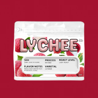 LYCHEE FLAVOR เมล็ดกาแฟคั่วอ่อน กลิ่น ลิ้นจี่