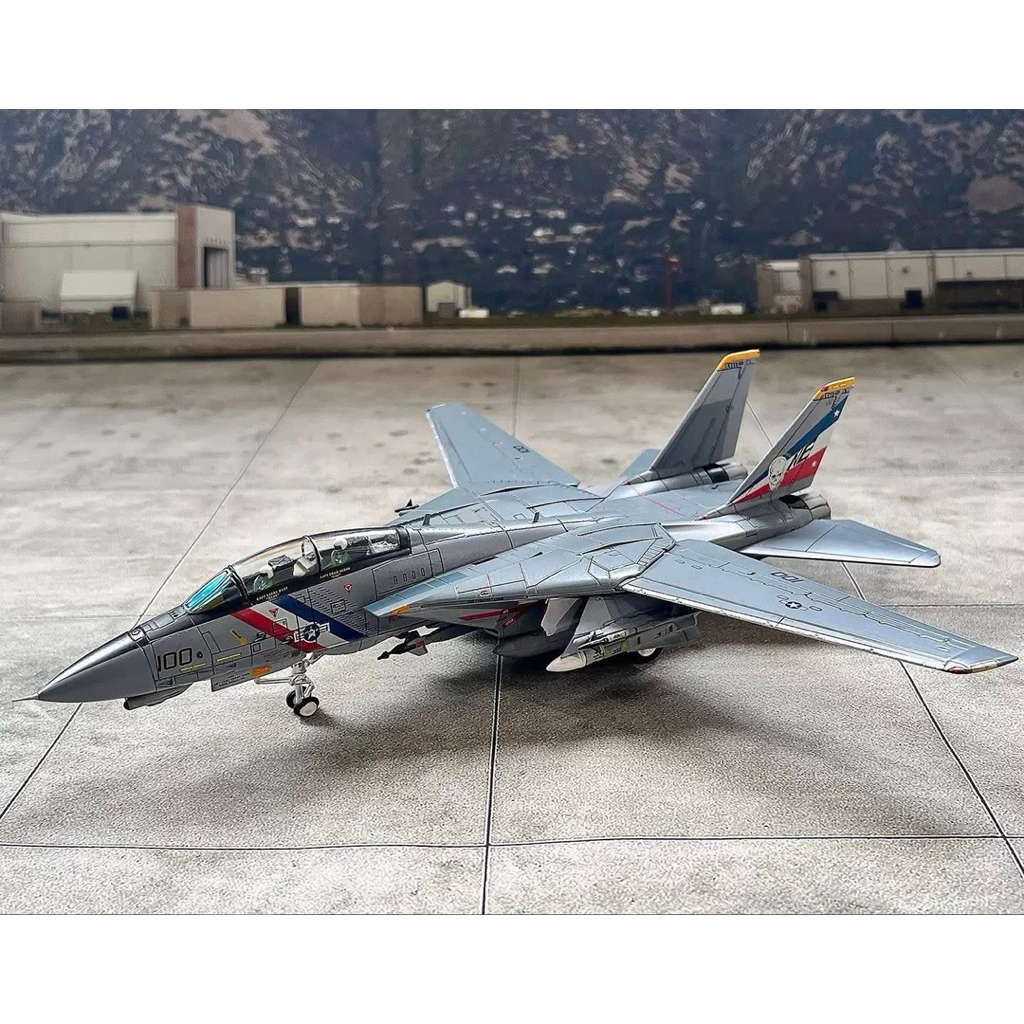 【Pre-Order】 Diecast Model JC WINGS 1:72 – F-14D Tomcat VF-2 “Bounty Hunters” (JCW-72-F14-018) 🦅💀