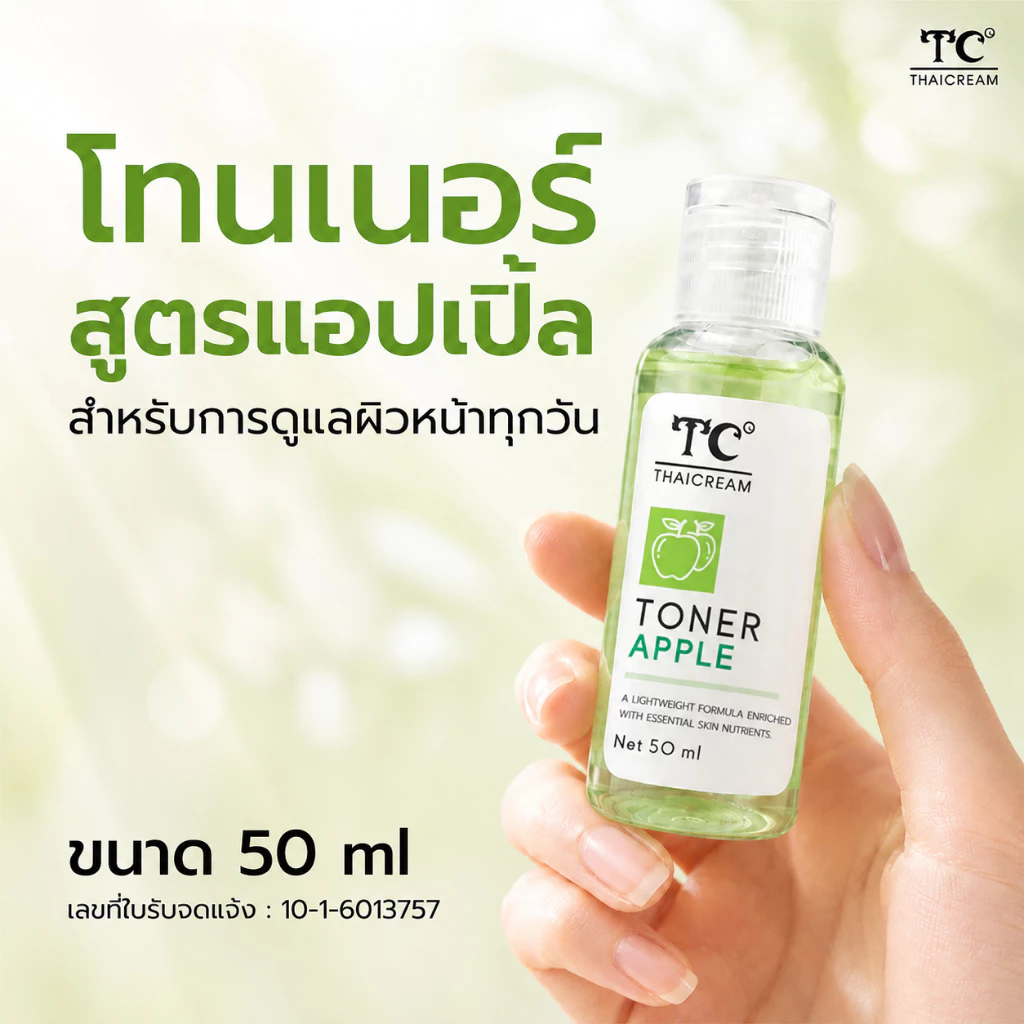 ThaiCream โทนเนอร์แอปเปิ้ล Apple Toner thumbnail 7