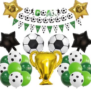 ⚽️ธงปาร์ตี้ฟุตบอล ป้ายแบนเนอร์ ธงวันเกิดHappy birthday ธงราววันเกิด สําหรับตกแต่งปาร์ตี้วันเกิด⚽️