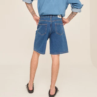 (ส่งด่วน กทม 4 ชม.) SLURBOYY Make Shorts Denim กางเกงยีนส์ขาสั้น ทรงเบสิค (P0046)