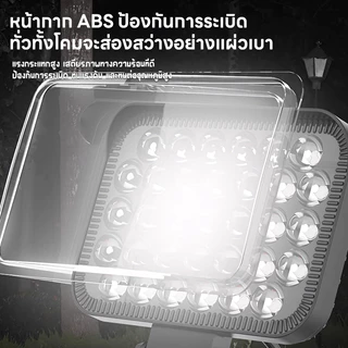 【รับประกัน30ปี】8นิ้ว ไฟ LED 21V แบตเตอรี่ลิเธียมขับเคลื่อน ทำงานไร้สาย ความสว่างสูง งแคมป์โคมไฟสำหรับ เอาท์พุทกลางแจ้งต