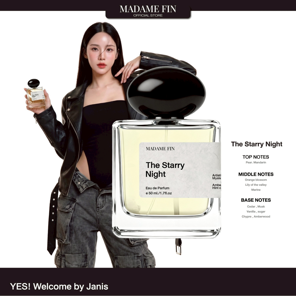 Madame Fin น้ำหอมไอ่เพื่อนรักส์ (YES! Welcome Collection by Janistar) ขนาด 50ml.ตะกร้ารวม