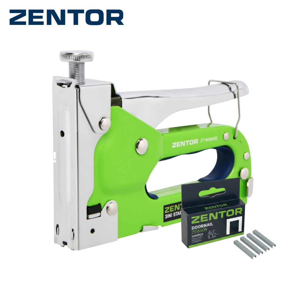 Zentor [แถมลูกแม็ก] เครื่องยิงแม็ก แม็กยิงบอร์ด แม็กยิงไม้ 3in1 อเนกประสงค์ ใช้งานหลากหลาย Staple Gun