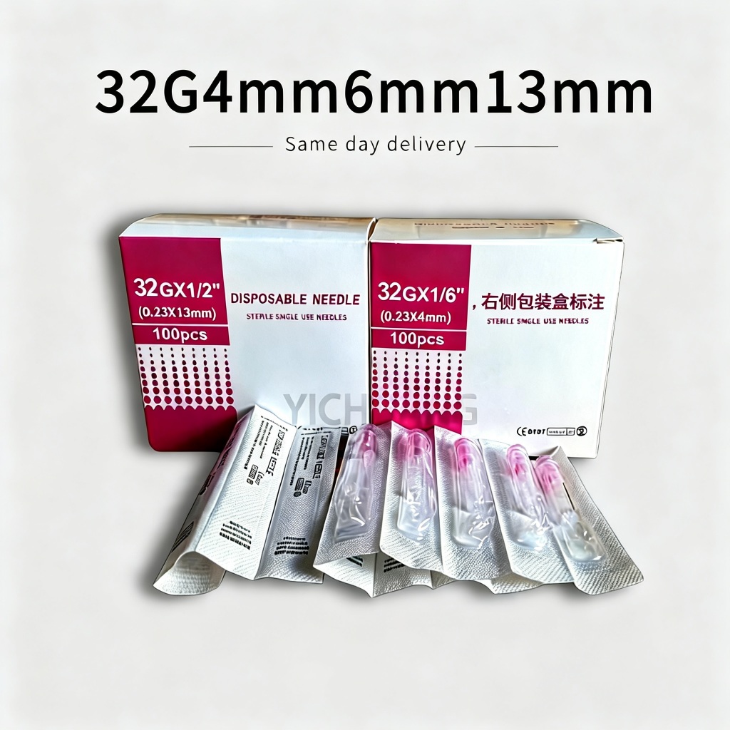 ✨ประเทศไทยมีสินค้าคงคลัง✨เข็มขนาดเล็ก 32G Ultra -fine 4mm 6mm13mm นำเข้า Ultra -fine Brinle Beauty N