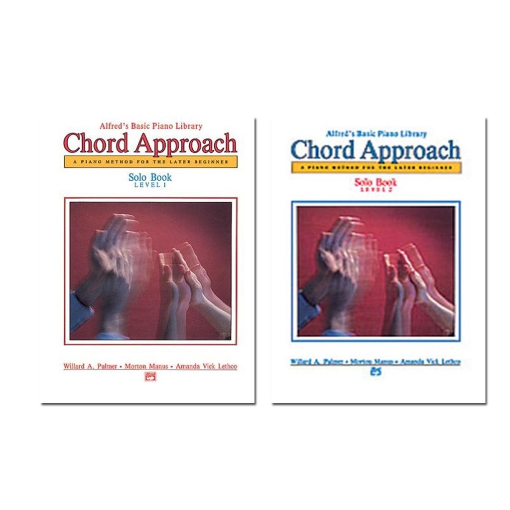 หนังสือดนตรี Basic Piano Library Chord Approach Solo Book 1,2