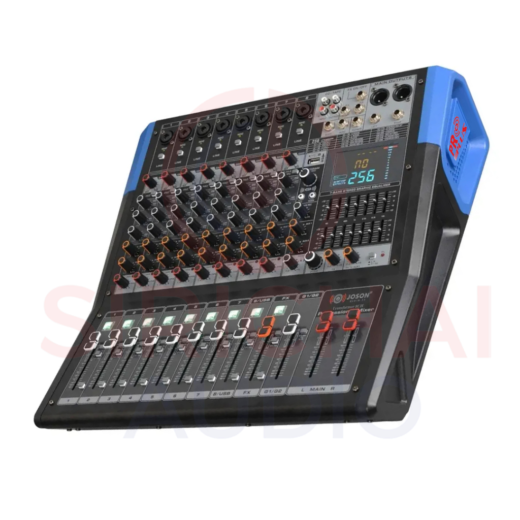 POWERMIXER  เพาเวอร์มิกเซอร์ PROPLUS รุ่น PRO-GT8 (500วัตต์x2 บลูทูธ เอฟเฟคแท้ EQ2ชั้น)