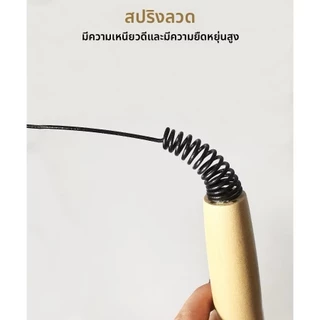 CFA ด้ามไม้พรีเมี่ยม Cat Teaser Wand พร้อม Feather Bell ที่ถอดออกได้หัวทนทานของเล่นสัตว์เลี้ยงสําหรับแมว