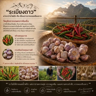 น้ำพริกระเบียงดาว สูตรต้นตำรับแท้ 100% ส่งตรงจากผู้ผลิตเชียงดาว ทำสดใหม่ทุกล็อต หอมกรอบอร่อย