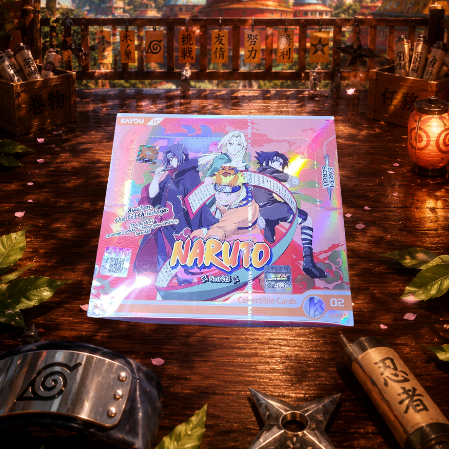 Kayou Naruto Card Earth Scroll - Series 2 - Ver ENG ลิขสิทธิ์แท้ Kayou แบบ แยกซอง (กล่องแดง)