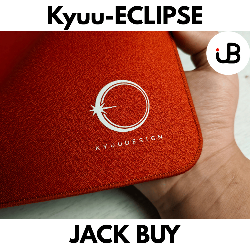 แผ่นรองเมาส์ KyuuDesign Eclipse (Speed) 490x420 หนา3MM Mid Uncoated