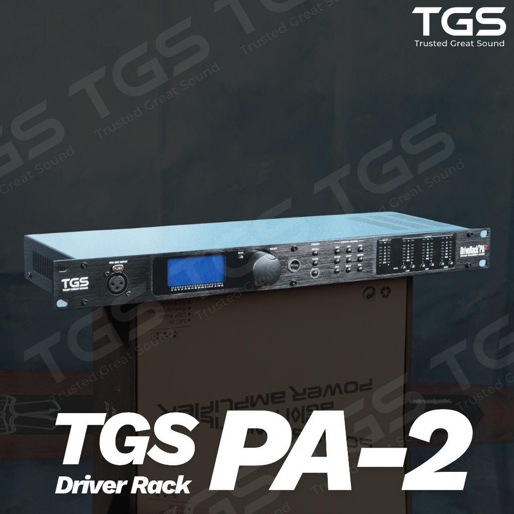 TGS DriveRack PA-2 โปรเซสเซอร์ควบคุมลำโพง Digital Processor 2 input 6 output Loud speaker management