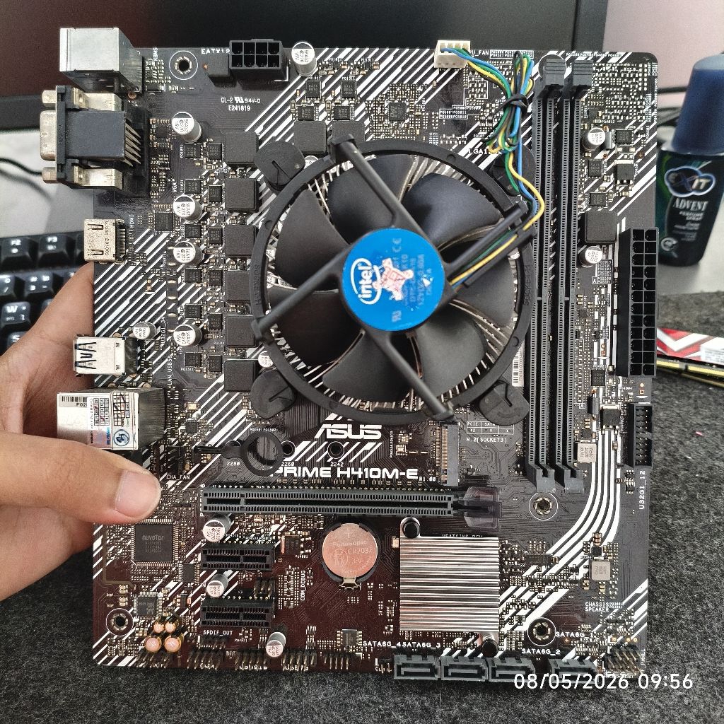 เมนบอร์ดมือสอง(mainborad) asus h410m-e (1200) gen 10