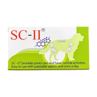 SC-II joint อาหารเสริมบำรุงข้อ สำหรับสุนัข 1 กล่อง บรรจุ 28 เม็ด