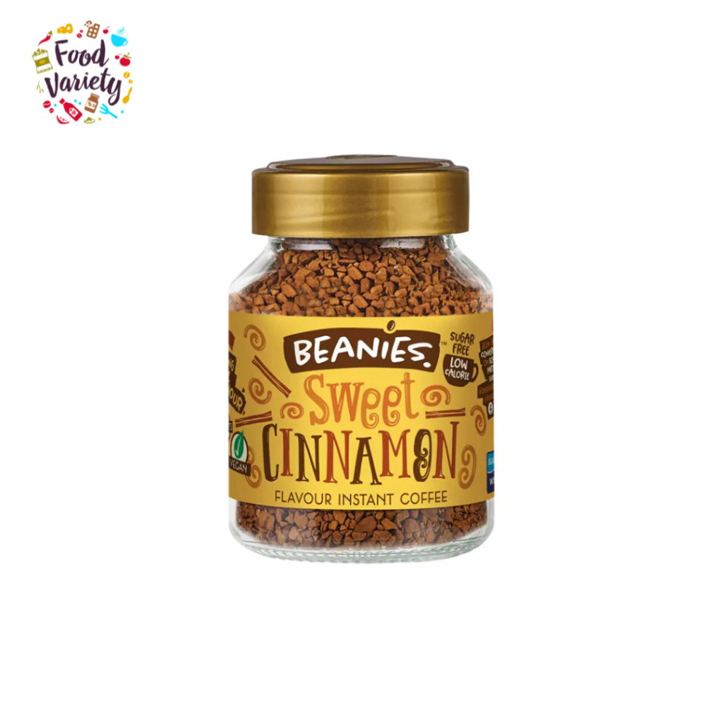 Beanies Sweet Cinnamon Flavoured Instant Coffee 50g