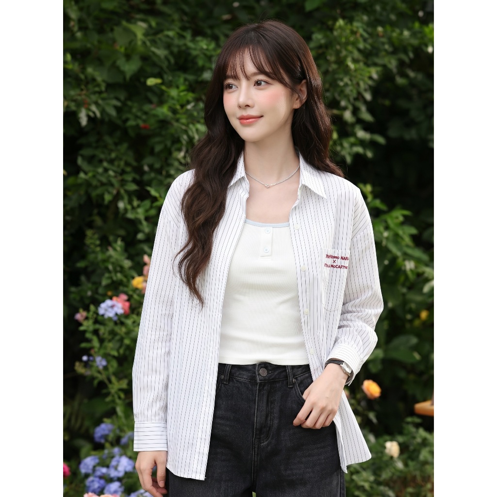 [🔥ส่งด่วน - กรุงเทพ] FA2SHOP รุ่น S184 เสื้อเชิ้ตคอปกแขนยาว เสื้อเชิ้ตแฟชั่น
