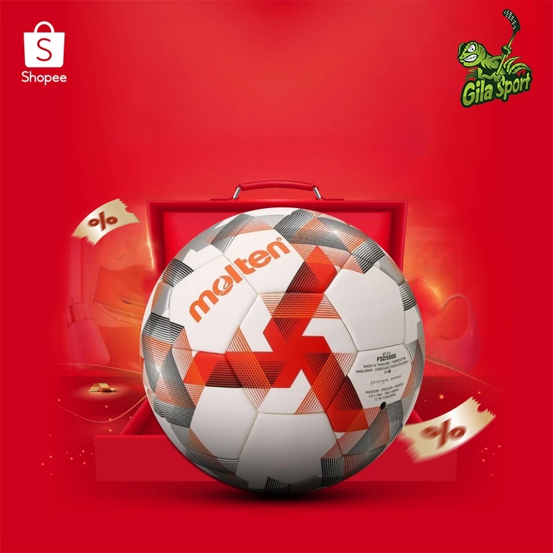 NEW 2026 Molten FSD5000 ฟุตบอลเบอร์ 5 Soccer ball ลูกฟุตบอลหนังPU ฟุตบอล