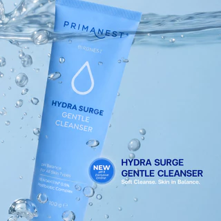 PrimaNest Birdnest Hydra Surge Gentle Cleanser 100 g พรีมาเนสท์ ไฮดรา เสิร์จ เจนเทิล คลีนเซอร์