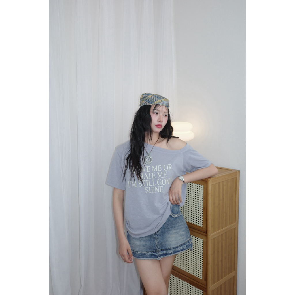 resign.studio – Oversize One-shoulder top ราคา ถูกที่สุด ดีลบีเคเค แกลเลอรีภาพที่ 7