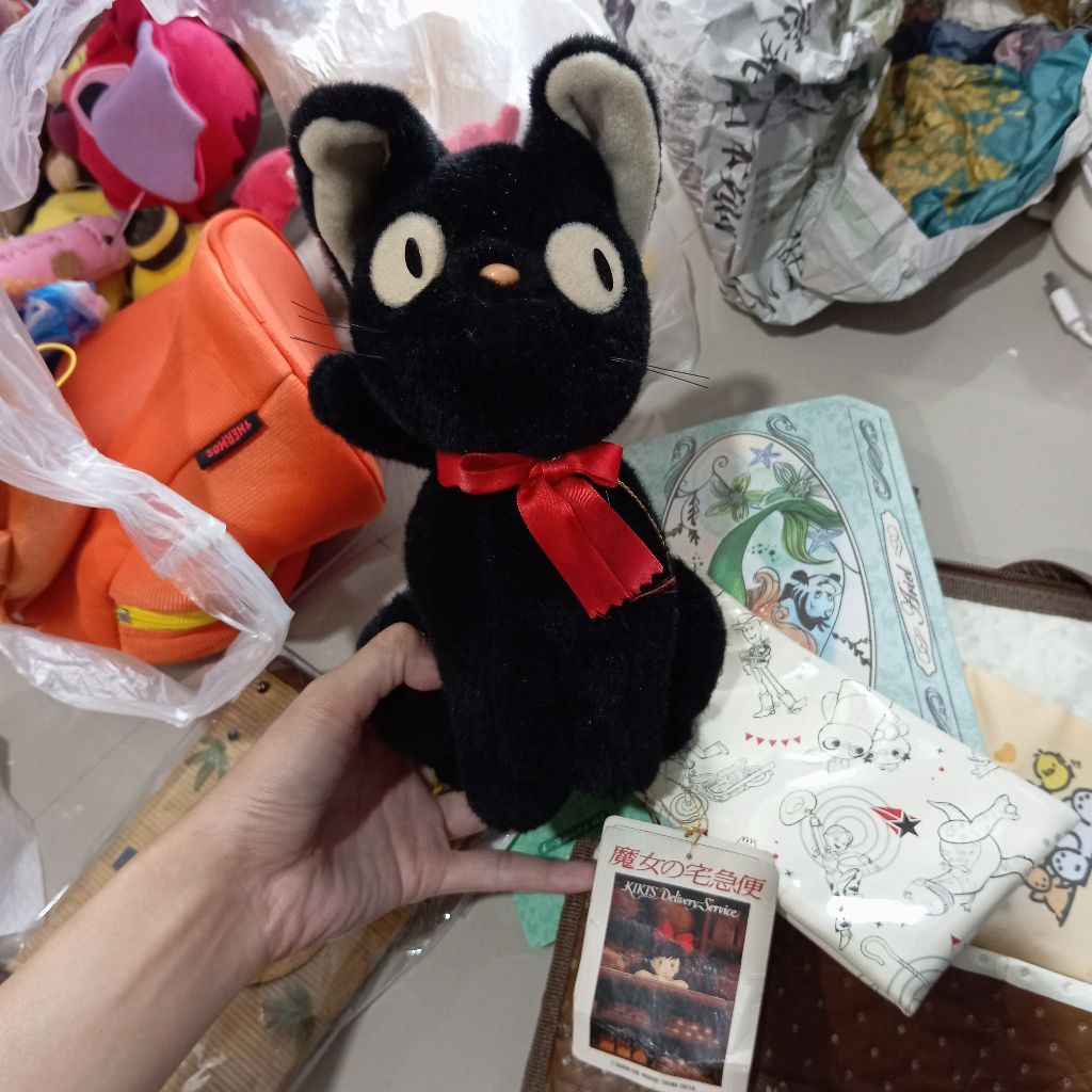 ตุ๊กตาแมวจีจี้ ในเรื่องแม่มดน้อยกิกิ สตูดิโอจิบลิ ขนาด 7 นิ้ว Studio Ghibli งานตู้ญี่ปุ่นมือสองสินค้