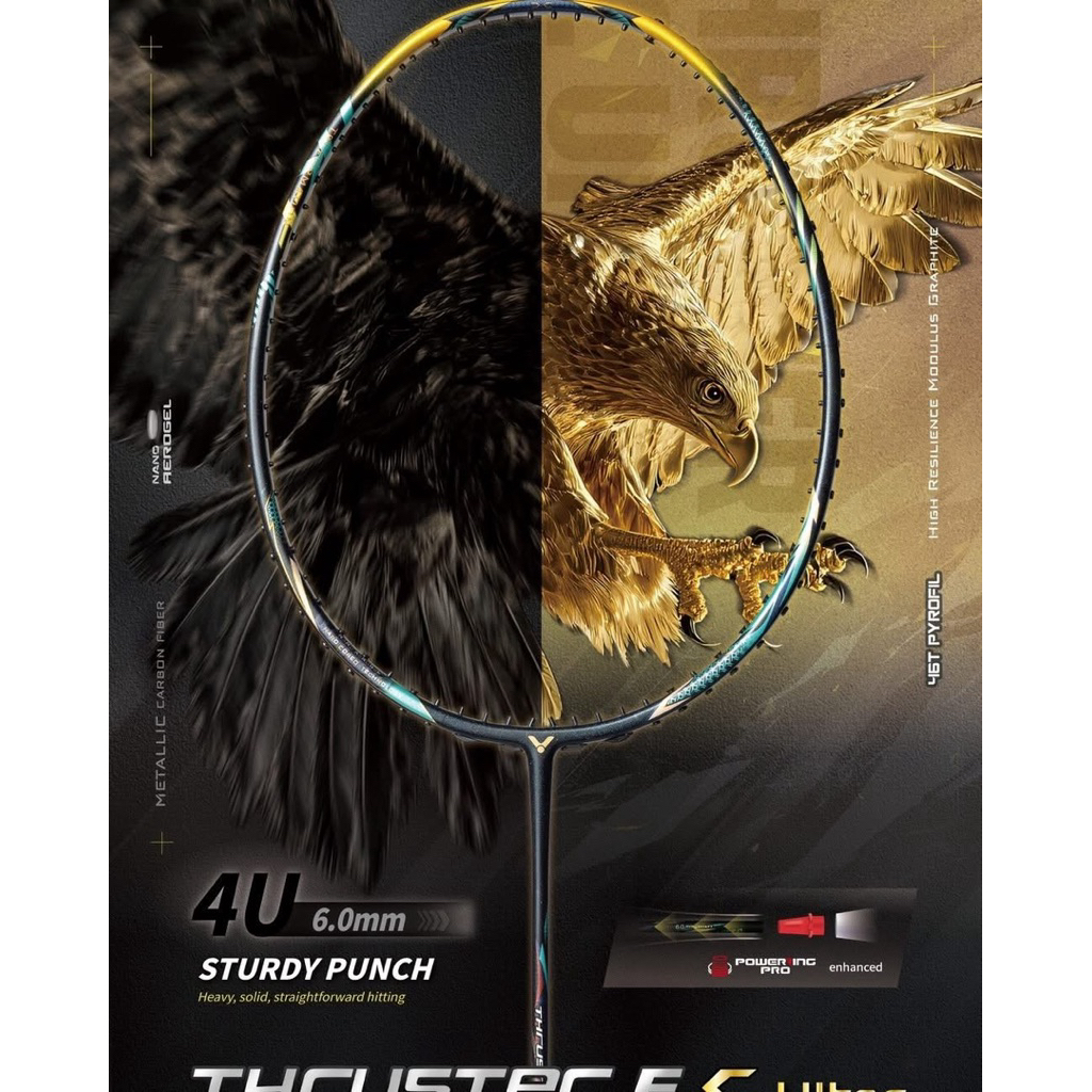 Victor ไม้แบดมินตัน Thruster F C Ultra CX (สีใหม่ 2026)