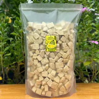 (ลดแรง)ถุงใหญ่300g. ทุเรียนคิ้ว ทุเรียนฟรีซดราย ทุเรียนหมอนทอง หอมหวานกรอบฟูละลายในปาก ตุ๊กกี้ตัวแสบ