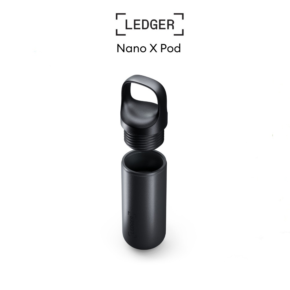 Ledger Nano X Pod พอดสำหรับเก็บฮาร์ดแวร์วอลเล็ต Ledger Nano X