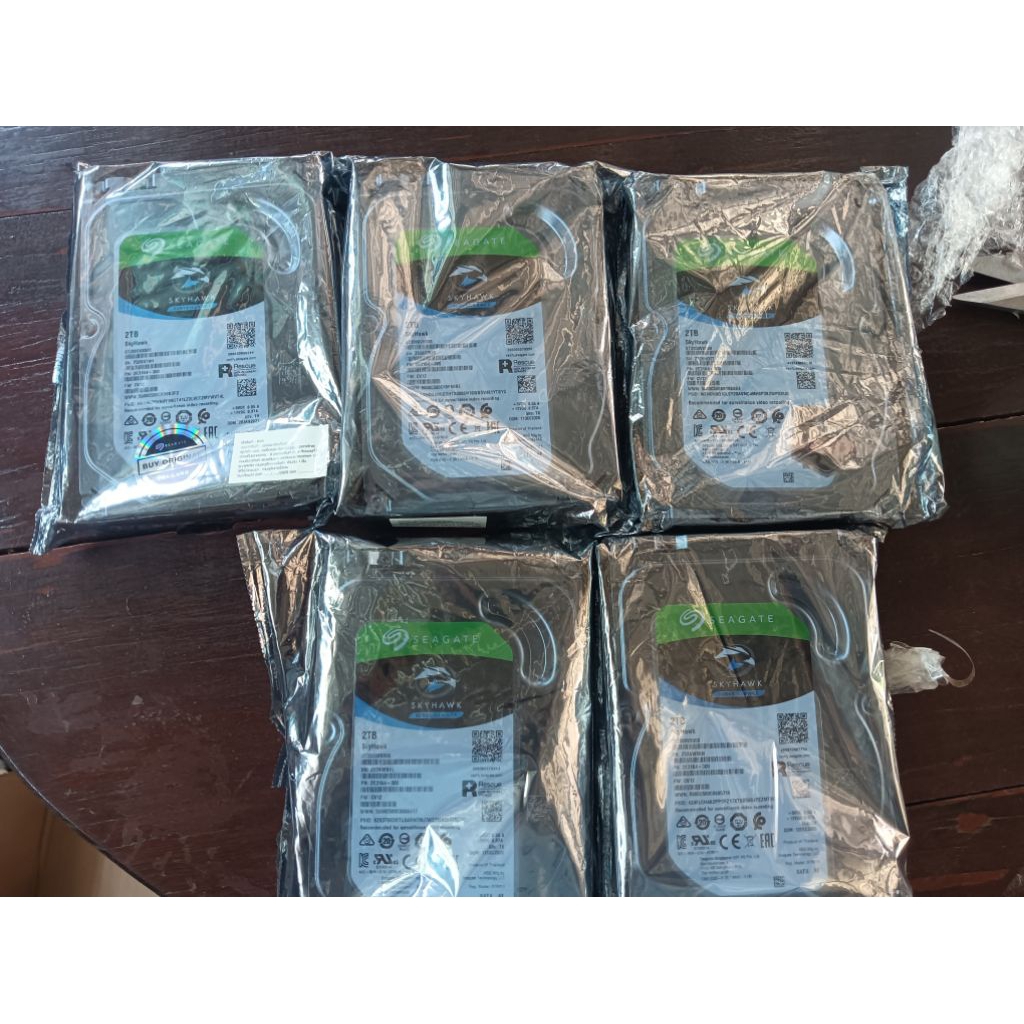 2 TB 3.5" HDD (ฮาร์ดดิสก์ 3.5") SEAGATE SKYHAWK - SATA3