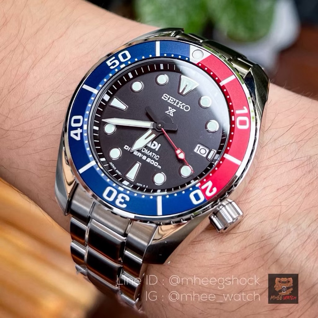 Seiko SUMO Pepsi Limited PADI ระบบAutomatic Diver’s 200 SPB181J1 discontinued แล้วหายากมาก