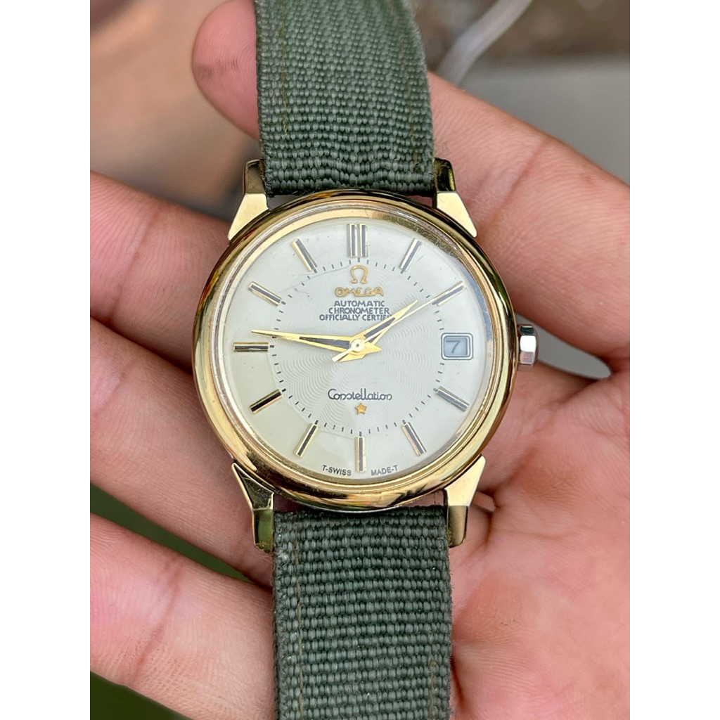 นาฬิกาวินเทจ Omega หอดูดาว Constellation ขาสิงห์ 35mm